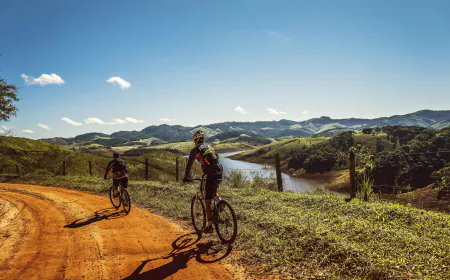 Riding a bike is a sensory experience