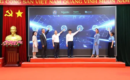 Schneider Electric đồng hành cùng Kenan Foundation Asia và tỉnh Bắc Ninh khởi động dự án “Vì một hành tinh xanh và Giáo dục AI – Kiến tạo tương lai”