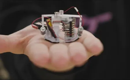 Robot tự hành hai chân nhỏ nhất thế giới