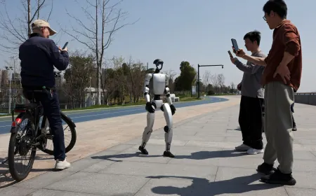 Trung Quốc hướng tới cuộc cách mạng sản xuất với robot hình người AI