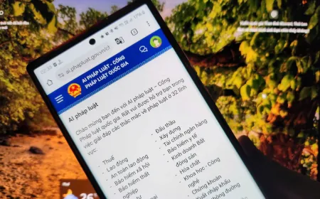 Cách dùng chatbot AI của Bộ Tư Pháp để giải đáp các thắc mắc về pháp luật