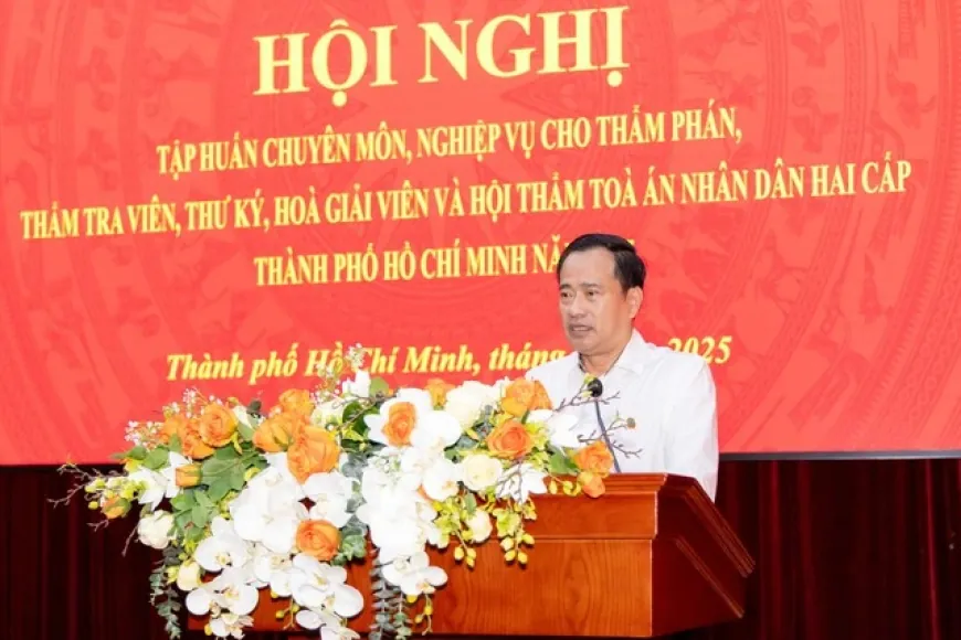 Hơn 1.000 cán bộ TAND TP.HCM tập huấn ứng dụng AI trong công tác tòa án
