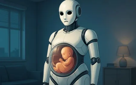 Làn sóng phản ứng trước sự xuất hiện của 'robot mang thai' vào năm sau