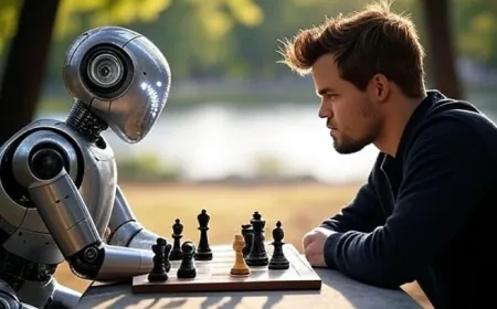 Carlsen tự hào vì AI chơi cờ với suy nghĩ giống con người