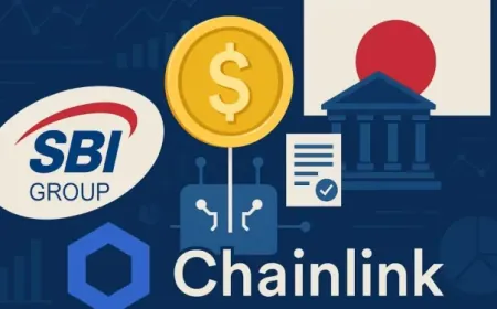 SBI hợp tác Chainlink mở đường cho tài sản mã hóa tại châu Á