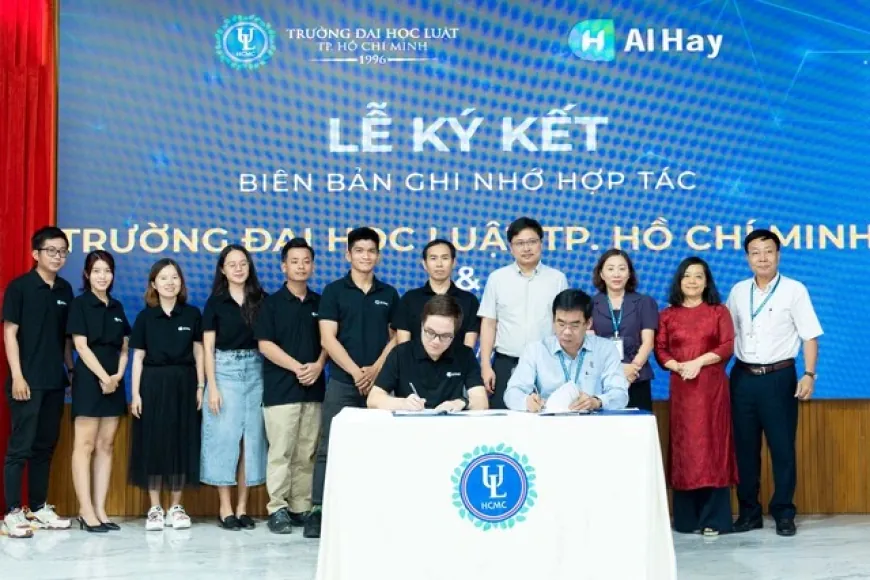 AI Hay miễn phí 15.000 tài khoản cho trường Đại học Luật TP.HCM