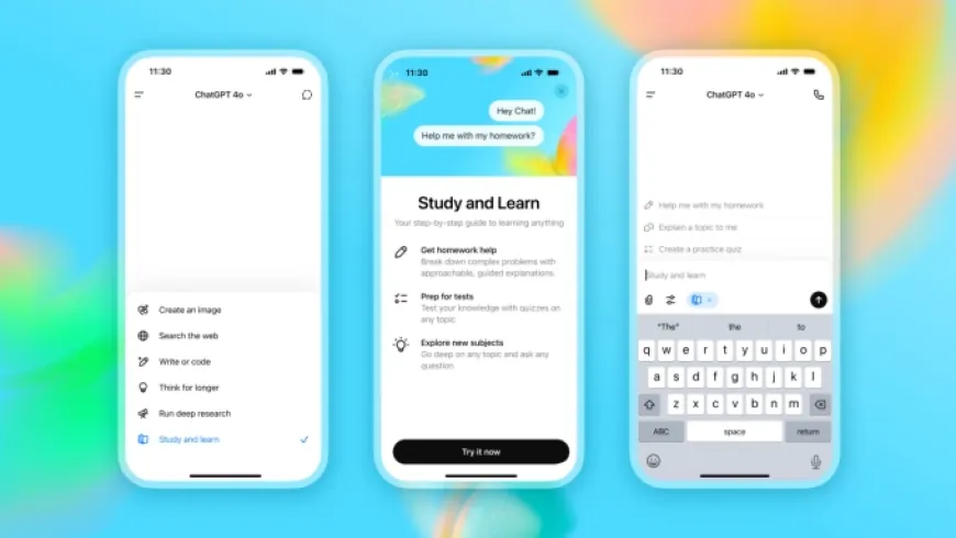 ChatGPT thêm chế độ học tập Study Mode