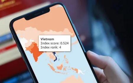 Việt Nam và Mỹ cùng thăng hạng về chỉ số chấp nhận tiền điện tử