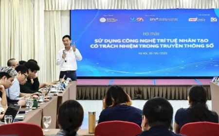 Công bố bộ quy tắc dùng AI có trách nhiệm trong truyền thông số