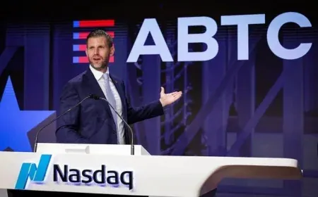 Công ty tiền ảo của con trai ông Trump mất gần nửa giá trị