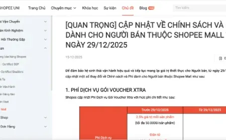 Nhiều sàn thương mại điện tử điều chỉnh tăng phí trước mùa mua sắm cao điểm