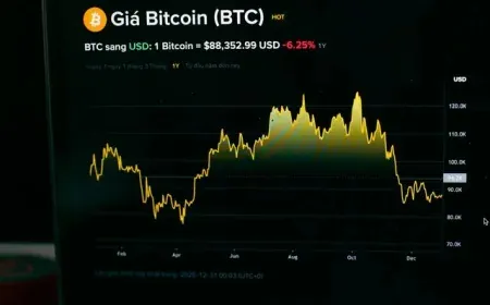 Giá Bitcoin hôm nay 31.12.2025: Không thể vượt 90.000 USD, kết thúc năm biến động lớn