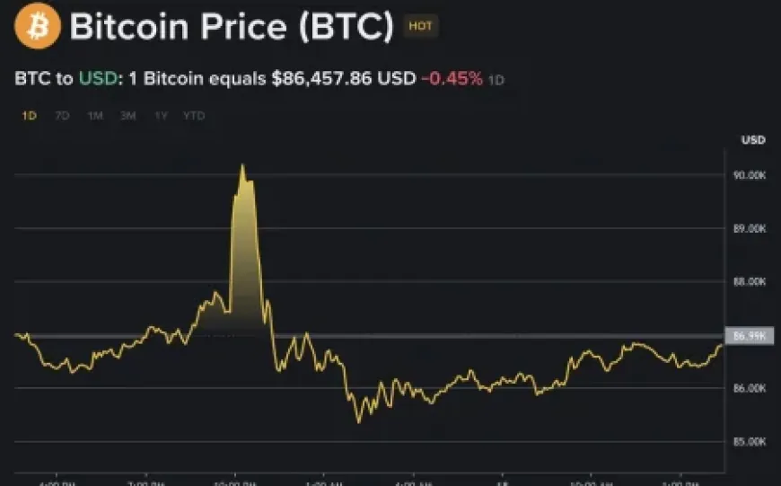 Bitcoin tăng vọt rồi sập mạnh, nhà đầu tư sợ hãi