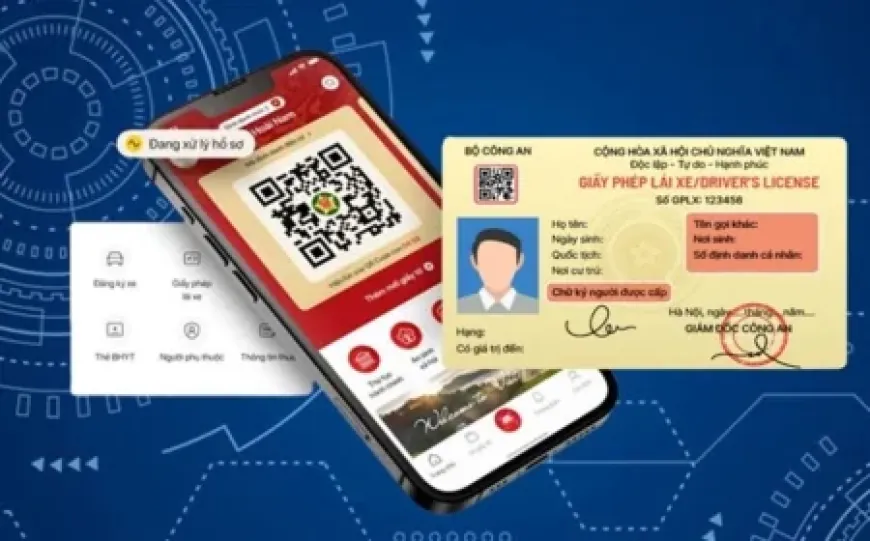 Cách tích hợp thông tin giấy phép lái xe mới vào VNeID để thay bản cứng