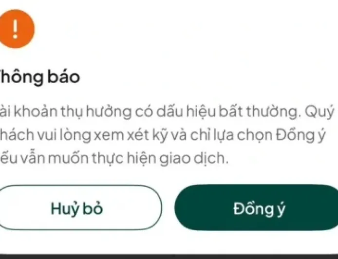 Khách hàng hủy hơn 831.000 lệnh chuyển 3.060 tỉ đồng khi ngân hàng cảnh báo lừa đảo