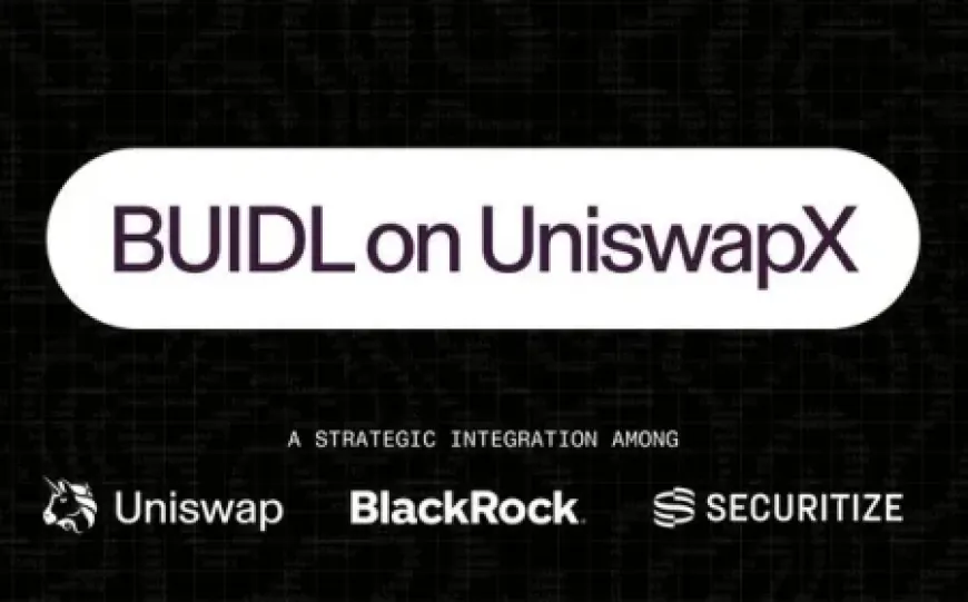 Uniswap hợp tác với Securitize token hóa quỹ BUIDL 2,4 tỷ USD của BlackRock trên UniswapX