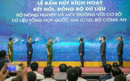 Đồng bộ 12 cơ sở dữ liệu ngành nông nghiệp và môi trường với Trung tâm Dữ liệu quốc gia
